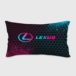 Подушка-антистресс Lexus - neon gradient: надпись и символ