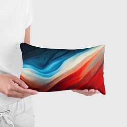 Подушка-антистресс Неоновые яркие волны, цвет: 3D-принт — фото 2