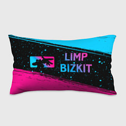 Подушка-антистресс Limp Bizkit - neon gradient: надпись и символ