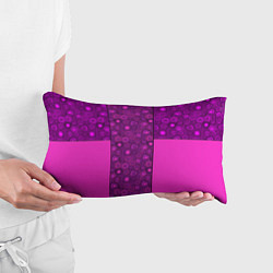 Подушка-антистресс Розовый комбинированный неоновый узор, цвет: 3D-принт — фото 2