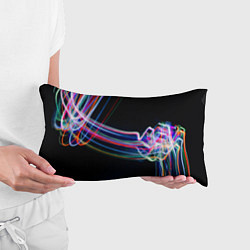 Подушка-антистресс Неоновые линии во тьме, цвет: 3D-принт — фото 2