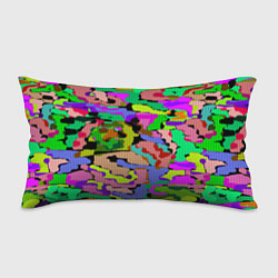 Подушка-антистресс Разноцветный клетчатый камуфляж, цвет: 3D-принт