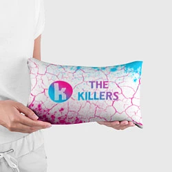 Подушка-антистресс The Killers neon gradient style: надпись и символ, цвет: 3D-принт — фото 2