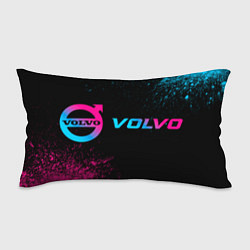 Подушка-антистресс Volvo - neon gradient: надпись и символ