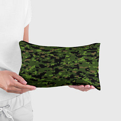 Подушка-антистресс Камуфляж лесной пиксель, цвет: 3D-принт — фото 2