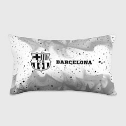 Подушка-антистресс Barcelona sport на светлом фоне: надпись и символ, цвет: 3D-принт