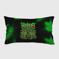 Подушка-антистресс Slipknot green satan, цвет: 3D-принт