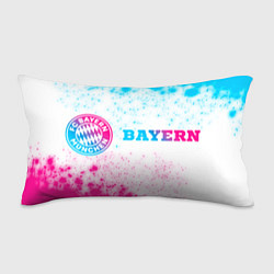 Подушка-антистресс Bayern neon gradient style: надпись и символ, цвет: 3D-принт