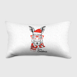 Подушка-антистресс Santa Rabbit Merry Christmas!, цвет: 3D-принт
