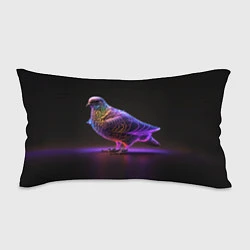 Подушка-антистресс Неоновый голубь, цвет: 3D-принт