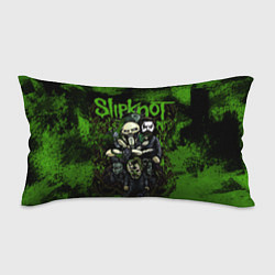 Подушка-антистресс Slipknot green art, цвет: 3D-принт