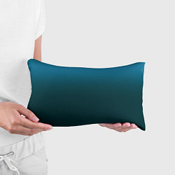 Подушка-антистресс Градиент бирюзовый, цвет: 3D-принт — фото 2