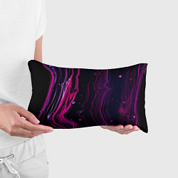 Подушка-антистресс Фиолетовые линии песка во тьме, цвет: 3D-принт — фото 2