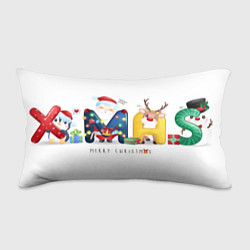 Подушка-антистресс Merry Xmas, цвет: 3D-принт