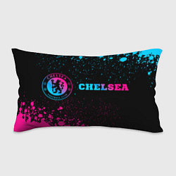 Подушка-антистресс Chelsea - neon gradient: надпись и символ