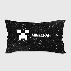 Подушка-антистресс Minecraft glitch на темном фоне: надпись и символ