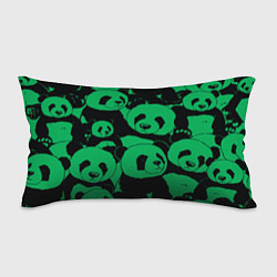 Подушка-антистресс Panda green pattern, цвет: 3D-принт