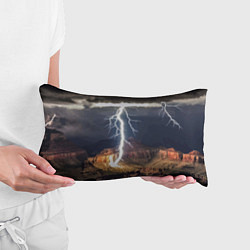 Подушка-антистресс Мощная молния в горах, цвет: 3D-принт — фото 2