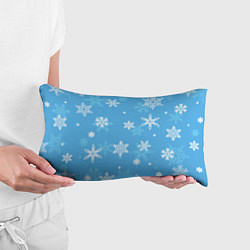 Подушка-антистресс Голубой снегопад, цвет: 3D-принт — фото 2