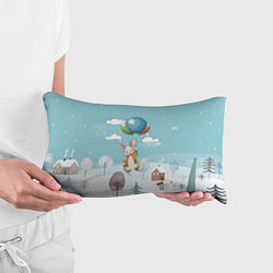 Подушка-антистресс Зайка на воздушных шариках, цвет: 3D-принт — фото 2