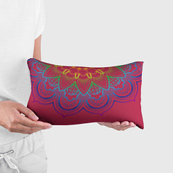 Подушка-антистресс Viva magenta mandala, цвет: 3D-принт — фото 2