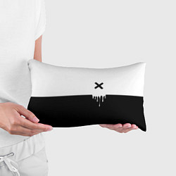 Подушка-антистресс Черно-белый X, цвет: 3D-принт — фото 2