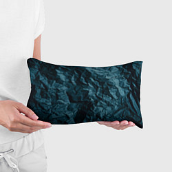 Подушка-антистресс Абстрактные тёмно-синяя каменная текстура, цвет: 3D-принт — фото 2