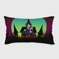 Подушка-антистресс Семейка Аддамс черный замок, цвет: 3D-принт