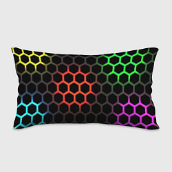 Подушка-антистресс Gradient hexagon genshin, цвет: 3D-принт