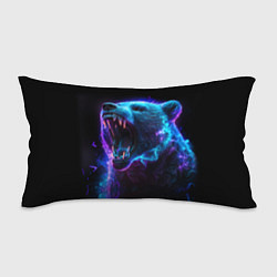 Подушка-антистресс Свирепый неоновый медведь, цвет: 3D-принт