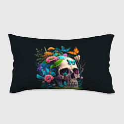 Подушка-антистресс Цветочный череп, цвет: 3D-принт