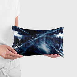 Подушка-антистресс Тёмно-ледяной фон и бесконечный код, цвет: 3D-принт — фото 2