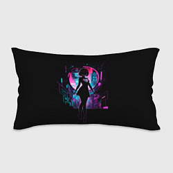 Подушка-антистресс Silhouette of a cute anime girl