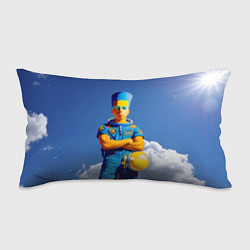 Подушка-антистресс Барт Симпсон - космический мальчик - нейросеть, цвет: 3D-принт