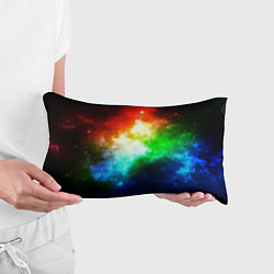 Подушка-антистресс Радужная галактика, цвет: 3D-принт — фото 2