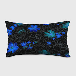 Подушка-антистресс Неоновые цветы, цвет: 3D-принт