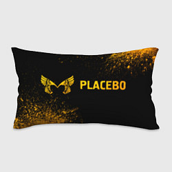 Подушка-антистресс Placebo - gold gradient: надпись и символ