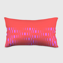 Подушка-антистресс Паттерн со штрихами розовый, цвет: 3D-принт