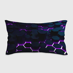 Подушка-антистресс Неоновые соты с подсветкой, цвет: 3D-принт