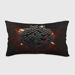 Подушка-антистресс Взрыв из черных плит