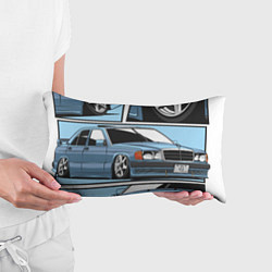 Подушка-антистресс Mercedes-Benz 190E V1, цвет: 3D-принт — фото 2