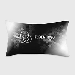 Подушка-антистресс Elden Ring glitch на темном фоне: надпись и символ