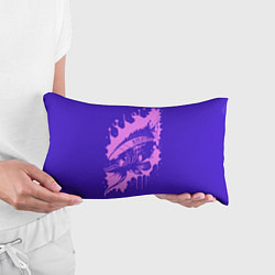 Подушка-антистресс Абстрактная розовая рыба и чернильные пятна, цвет: 3D-принт — фото 2