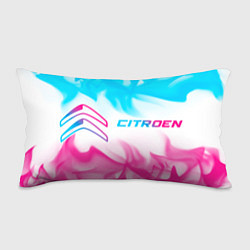 Подушка-антистресс Citroen neon gradient style: надпись и символ