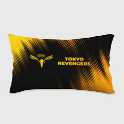 Подушка-антистресс Tokyo Revengers - gold gradient: надпись и символ