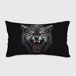 Подушка-антистресс Серый волк, цвет: 3D-принт