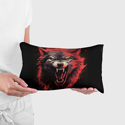 Подушка-антистресс Злой волк, цвет: 3D-принт — фото 2