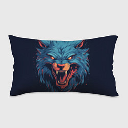 Подушка-антистресс Art blue wolf, цвет: 3D-принт