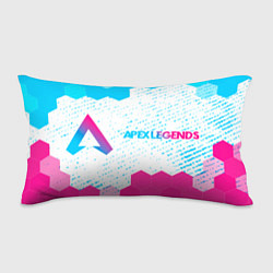 Подушка-антистресс Apex Legends neon gradient style: надпись и символ