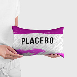 Подушка-антистресс Placebo rock legends: надпись и символ, цвет: 3D-принт — фото 2